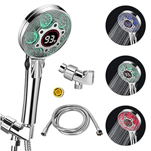 AquaGlow Smart LED Shower Head